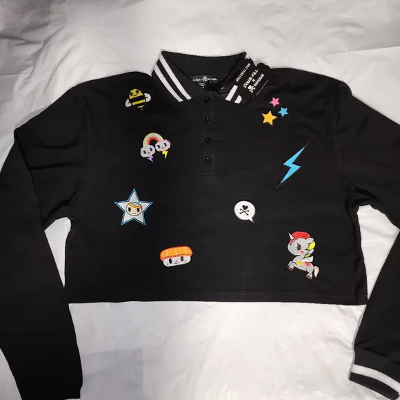 NWT Dolls Kill Tokido Cropped Sweater - Picture 2 of 10